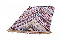 Marokkansk berber tæppe Boucherouite 220 x 125 cm