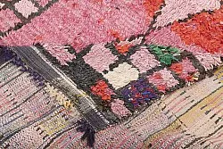Marokkansk berber tæppe Boucherouite 225 x 150 cm