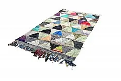 Marokkansk berber tæppe Boucherouite 125 x 230 cm
