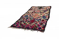 Marokkansk berber tæppe Boucherouite 290 x 145 cm