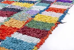 Marokkansk berber tæppe Boucherouite 250 x 120 cm