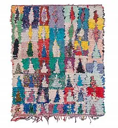 Marokkansk berber tæppe Boucherouite 200 x 160 cm
