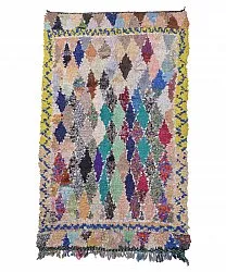 Marokkansk berber tæppe Boucherouite 225 x 135 cm