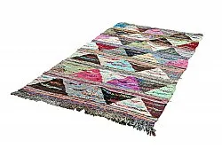 Marokkansk berber tæppe Boucherouite 135 x 235 cm