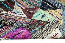 Marokkansk berber tæppe Boucherouite 135 x 235 cm