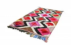 Marokkansk berber tæppe Boucherouite 145 x 260 cm