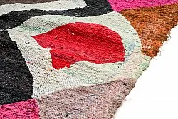 Marokkansk berber tæppe Boucherouite 145 x 260 cm