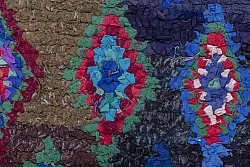Marokkansk berber tæppe Boucherouite 190 x 160 cm