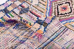 Marokkansk berber tæppe Boucherouite 225 x 140 cm