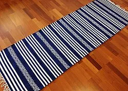 Kludetæppe - Ystad (blå)