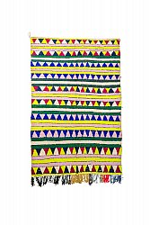 Marokkansk berber tæppe Boucherouite 170 x 255 cm