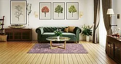 Wilton-tæppe - Valenza (lyserød)