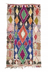 Marokkansk berber tæppe Boucherouite 295 x 150 cm
