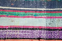 Marokkansk berber tæppe Boucherouite 135 x 240 cm