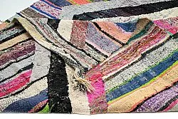 Marokkansk berber tæppe Boucherouite 135 x 240 cm