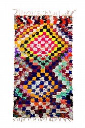 Marokkansk berber tæppe Boucherouite 145 x 255 cm