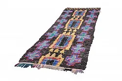 Marokkansk berber tæppe Boucherouite 310 x 115 cm