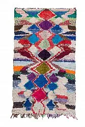 Marokkansk berber tæppe Boucherouite 245 x 140 cm