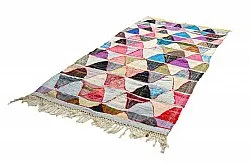 Marokkansk berber tæppe Boucherouite 135 x 275 cm