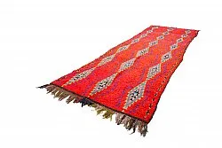 Marokkansk berber tæppe Boucherouite 440 x 135 cm