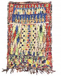 Marokkansk berber tæppe Boucherouite 180 x 115 cm