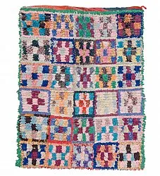 Marokkansk berber tæppe Boucherouite 195 x 150 cm