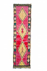 Marokkansk berber tæppe Boucherouite 390 x 150 cm