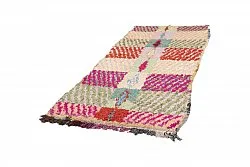 Marokkansk berber tæppe Boucherouite 205 x 100 cm
