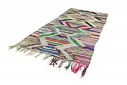 Marokkansk berber tæppe Boucherouite 145 x 295 cm