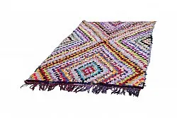 Marokkansk berber tæppe Boucherouite 225 x 140 cm
