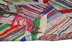 Marokkansk berber tæppe Boucherouite 145 x 295 cm