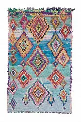 Marokkansk berber tæppe Boucherouite 245 x 150 cm
