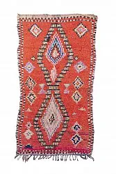 Marokkansk berber tæppe Boucherouite 250 x 130 cm