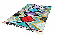 Marokkansk berber tæppe Boucherouite 140 x 235 cm