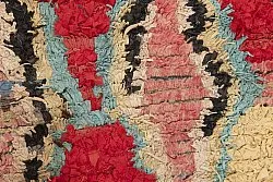 Marokkansk berber tæppe Boucherouite 235 x 160 cm