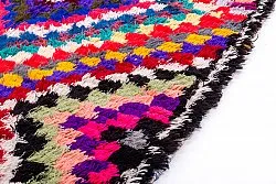 Marokkansk berber tæppe Boucherouite 225 x 125 cm
