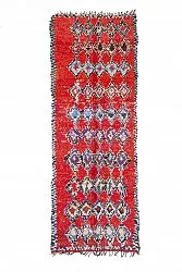 Marokkansk berber tæppe Boucherouite 295 x 110 cm