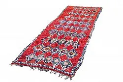 Marokkansk berber tæppe Boucherouite 295 x 110 cm