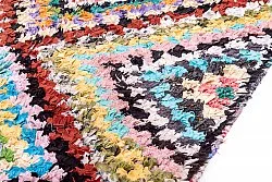 Marokkansk berber tæppe Boucherouite 215 x 120 cm