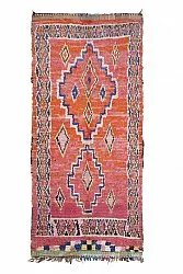 Marokkansk berber tæppe Boucherouite 275 x 130 cm