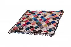 Marokkansk berber tæppe Boucherouite 185 x 150 cm