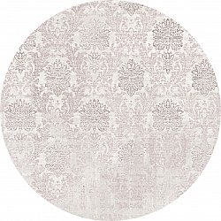 Rundt tæppe - Abyar (lyserød)
