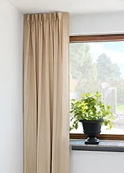 Bomuldsgardin Anja (beige)