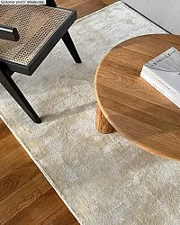 Viscose-tæppe - Jodhpur Special Luxury Edition (lysbeige)