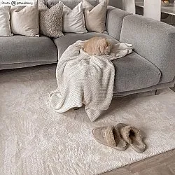 Ryatæpper - Aranga Super Soft Fur (beige)