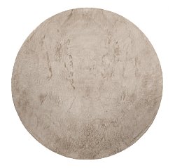 Tapis rond - Aranga Super Soft Fur (marron)