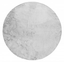 Tapis rond - Aranga Super Soft Fur (gris)