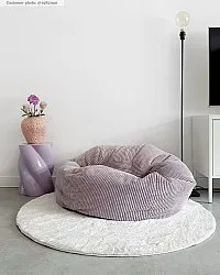 Runde tæpper - Aranga Super Soft Fur (hvid)