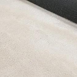 Asymmetrisk Bølget Ryatæppe - Aranga Super Soft Fur (beige)