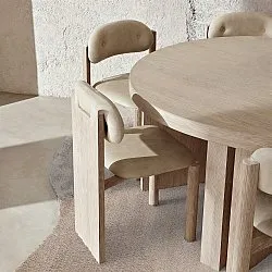 Asymmetrisk Bølget Ryatæppe - Aranga Super Soft Fur (brun)